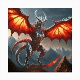 Wyvern Dragon 6 Canvas Print