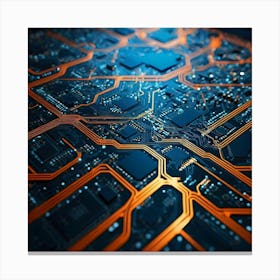 Circuit Board 48 Canvas Print