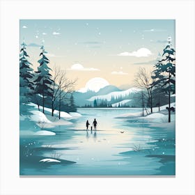 Winter Landscape 21 Canvas Print