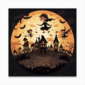 Halloween Collection By Csaba Fikker 4 Canvas Print