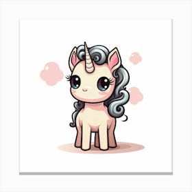 Cute Unicorn 171 Canvas Print