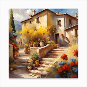 Italian Village 3 Canvas Print