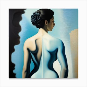 'The Back Of A Woman' 1 Canvas Print