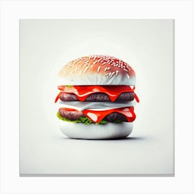 Cheeseburger Iconic (104) Canvas Print