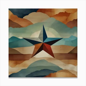 Texas Star Canvas Print