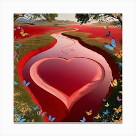 Heart Of Love Canvas Print