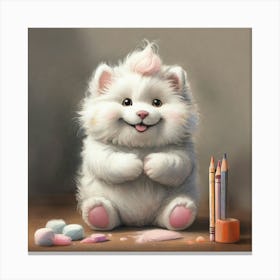 Cute Kitty Canvas Print