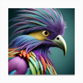 Colorful Eagle Canvas Print