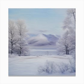 Blanket Of Snow Canvas Print