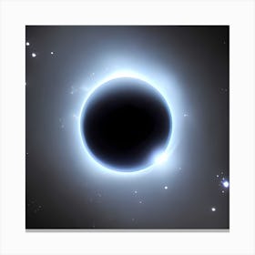 Black Hole In Space Canvas Print