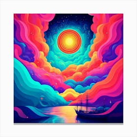 Psychedelic Painting 11 Canvas Print