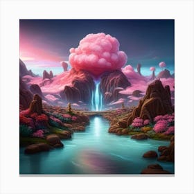 Pink Clouds In The Sky Canvas Print