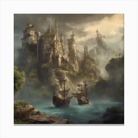 Fantasy Castle 53 Canvas Print