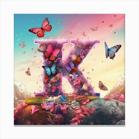 Butterfly K Canvas Print