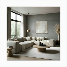 Modern Living Room 119 Canvas Print