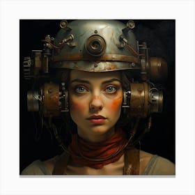 Steampunk Girl 38 Canvas Print