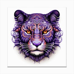 Purple Tiger Canvas Print