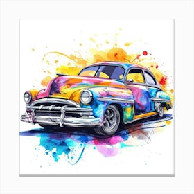 Car Painting Canvas Print