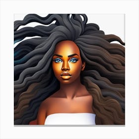 From Melanin, With Love - Unfiltered Canvas Print