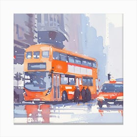 London Bus Canvas Print