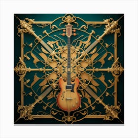 Acoustic Guitar Canvas Print