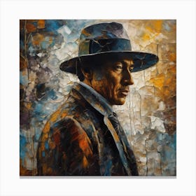 Man In A Hat 6 Canvas Print