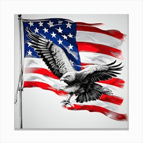 American Eagle 4 Canvas Print