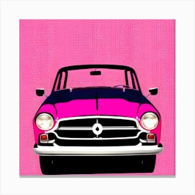 Pink Car Canvas Print Canvas Print