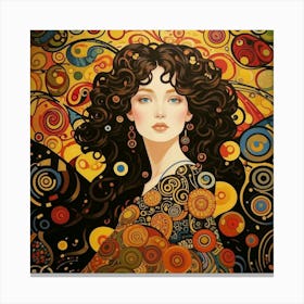 Klimt'S Woman Canvas Print