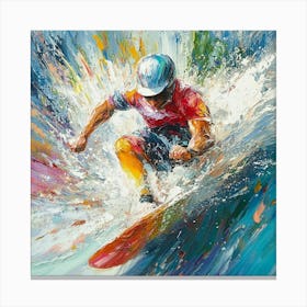 Surfer Art 2 Canvas Print