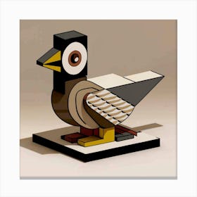 Lego Bird Canvas Print