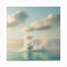 Sunrise Over The Ocean Canvas Print