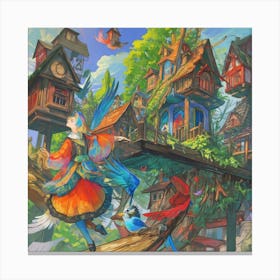 Fairytale House Canvas Print