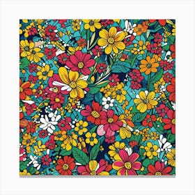 Floral Pattern 2 Canvas Print