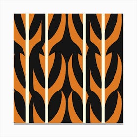 Orange Leaves Canvas Print