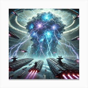 Lunaris Storm Engine Electromagnetic Storms Converted Canvas Print