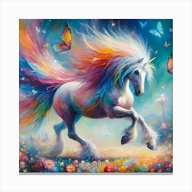 colorfull Horse Canvas Print