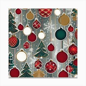 Christmas Ornaments 113 Canvas Print