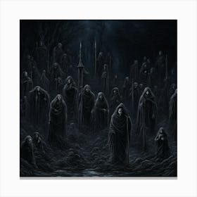 Dark Throne Canvas Print