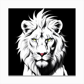 Lion Head Canvas Print