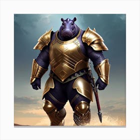 Hippo 2 Canvas Print