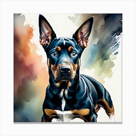 Doberman Pinscher Canvas Print