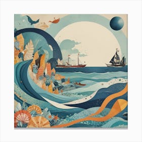 Sea Sea Canvas Print