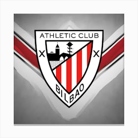 Athletic Club Bilbao Logo Wall Art 3 Canvas Print