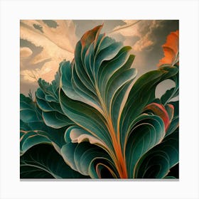 'Flying Cabbage' Canvas Print