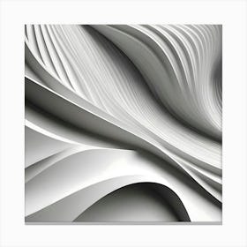 Abstract Wavy Pattern 5 Canvas Print