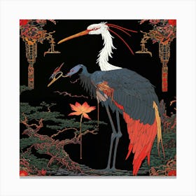 Chinese Cranes Canvas Print