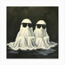 Ghosts In Sunglasses 6 Canvas Print