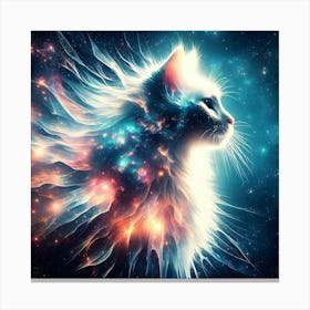 Cat In Space 1 Canvas Print