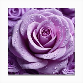 Purple Roses 26 Canvas Print